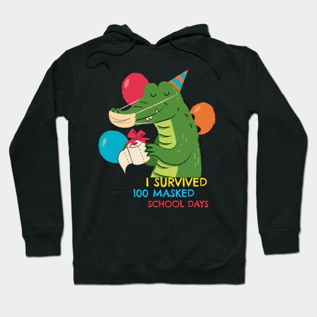 I survived 100 masked school days Hoodie by G-DesignerXxX